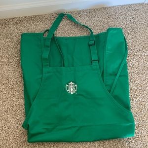 Starbucks Green Apron Barista Uniform Authentic